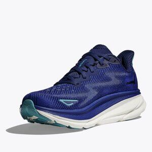 HOKA womens Clifton 9 color Bellwether Blue